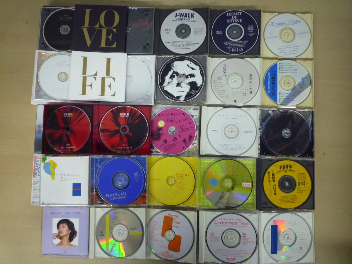 ▼(698)CDまとめ 邦楽 ポップス 山口百恵/JUJU/J-WALK/T-BOLAN/辛島美登里/吉田栄作/ピンクレディー/その他 合計20枚 ※ジャンク品 ■60_画像2