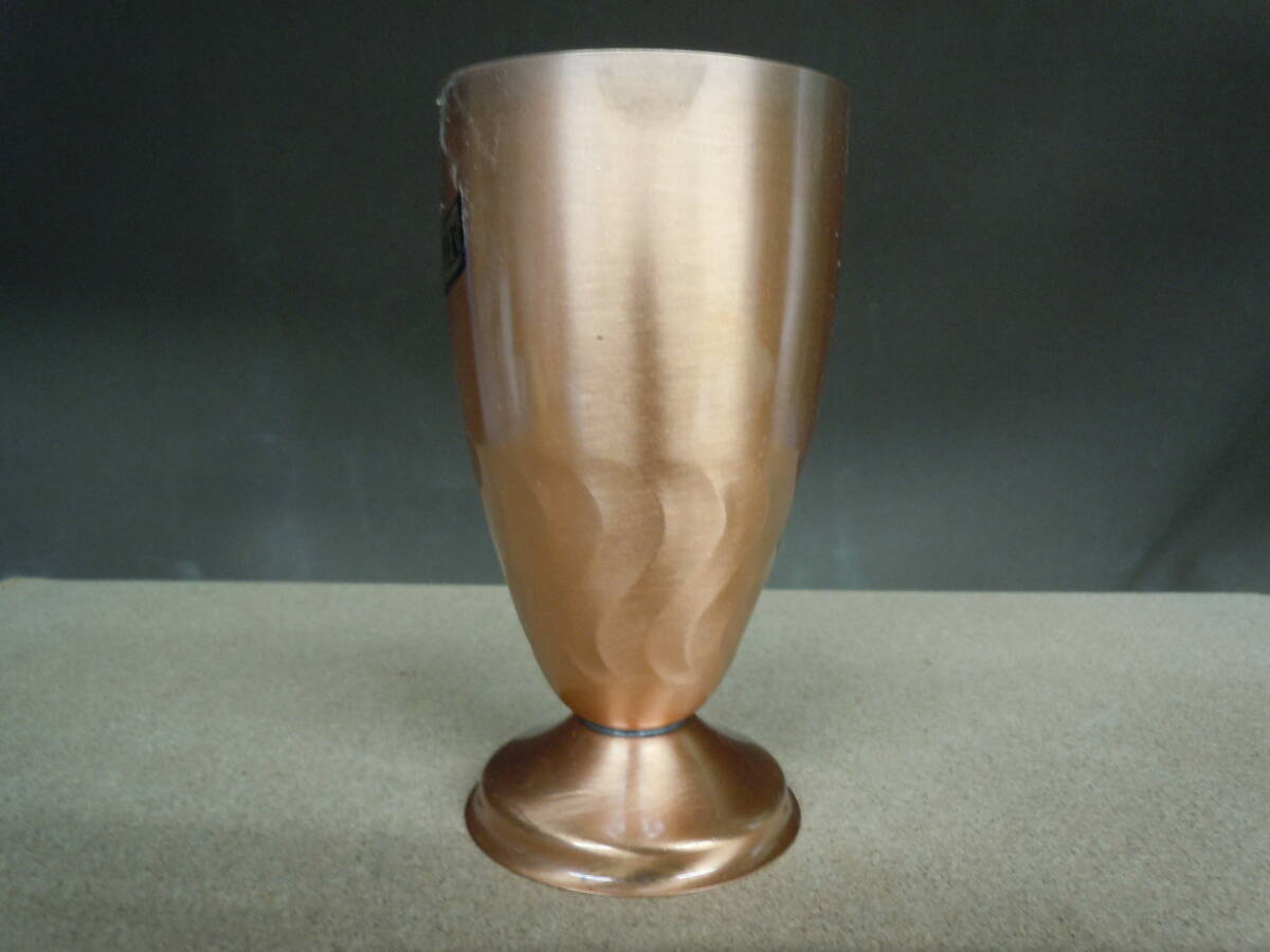 ◆銅製 カップ タンブラーセット GLINTCOPPER 直径約6ｃｍ×高さ11.5ｃｍ※現状品■８０の画像7