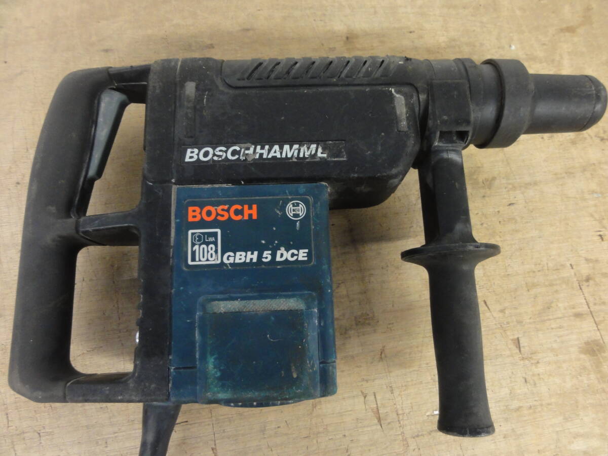 ♪BOSCH ボッシュ ハンマドリル GBH5DCE 通電確認 ※ジャンク　■１００_画像6