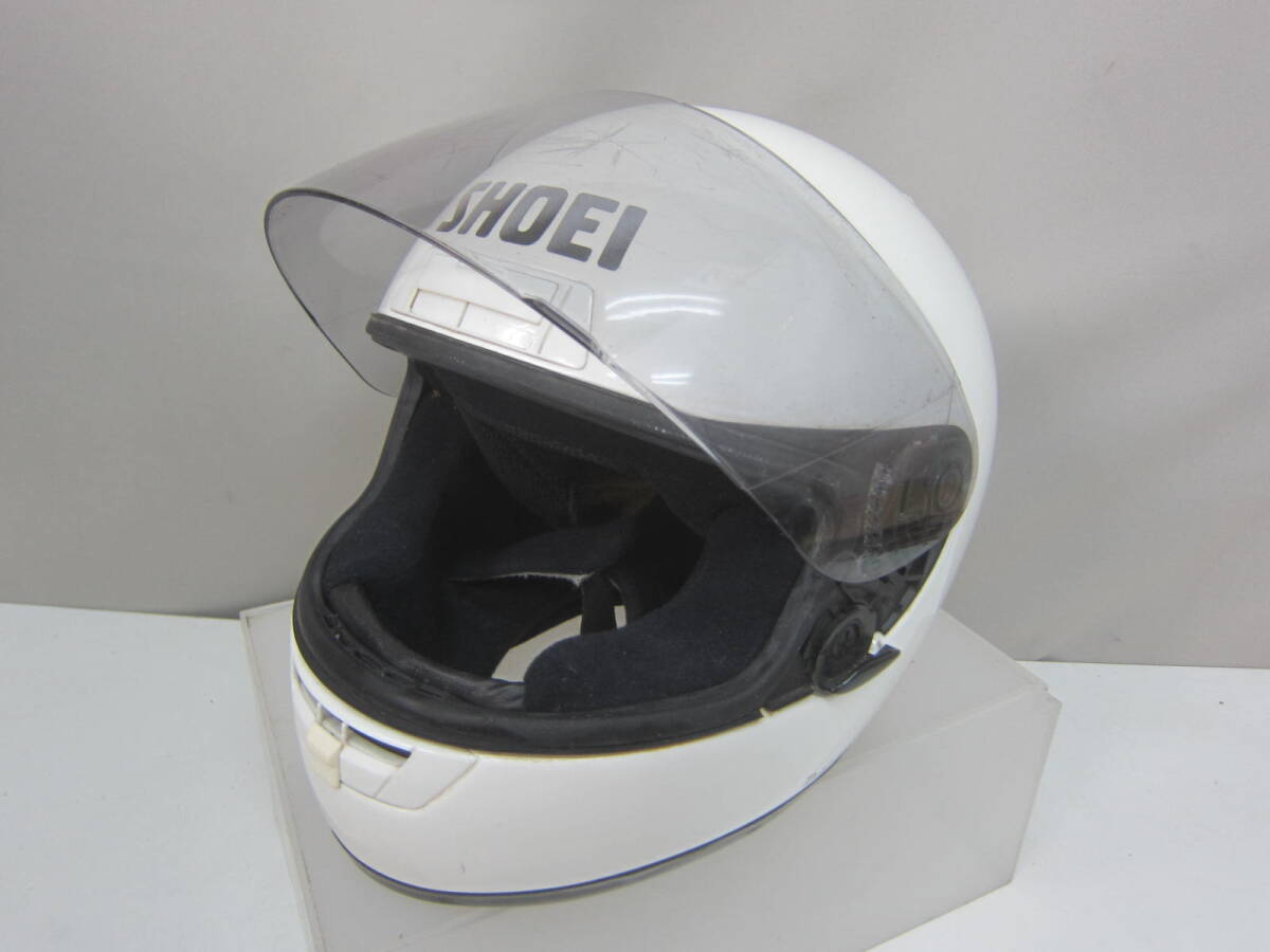 ★フルフェイス・①　ショウエイ 「SHOEI /X-8 SP」 Mサイズ（57-58㎝）　※内装劣化、キズ現状品■100_画像2