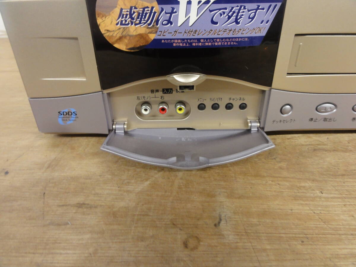 ♪Shintom シントム ビデオカセットレコーダー VHSダビング DDV9000 通電確認 ※ジャンク品 ■１００の画像8