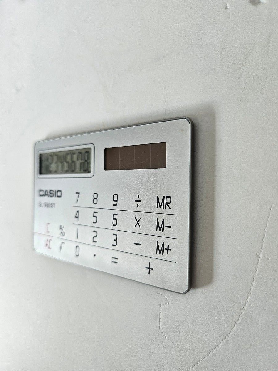 カシオ パーソナル電卓 8桁 カードタイプ  SL-760GT