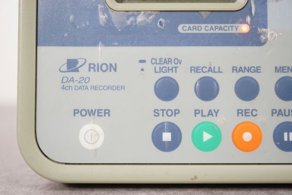 [NZ][C4029660] RION リオン DA-20 4chデータレコーダ DATA RECORDER_画像3