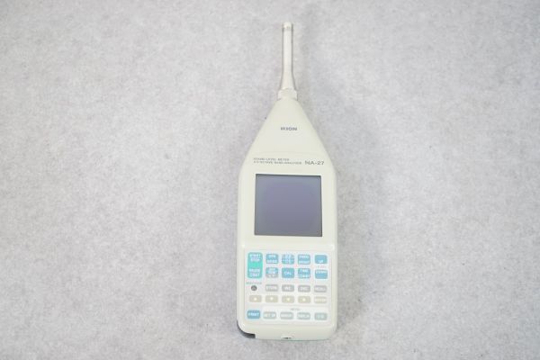 [NZ][C4021110] RION リオン NA-27 SOUND LEVEL METER 1/3 OCTAVE BAND ANALYZER 低周波音レベル計 ケース、元箱等付き_画像2