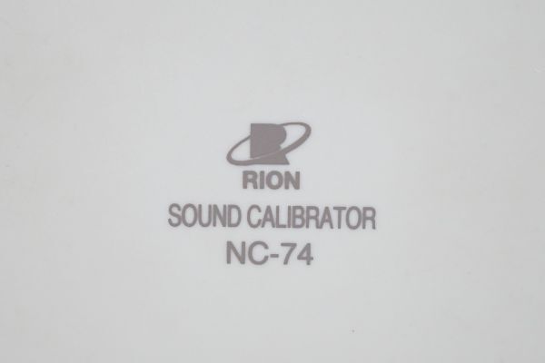 [NZ][C4025160] RION リオン NC-74 SOUND CALIBRATOR 音響校正器 ケース付きの画像9