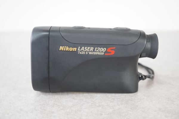 [QS][C4021760] Nikon ニコン LASER1200S 7x25 5° レーザー距離計 ケース付き_画像2