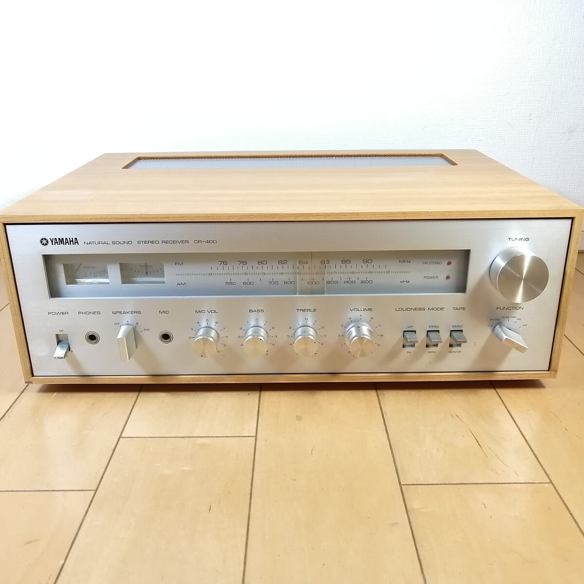 美品!! 動作確認済!! YAMAHA ヤマハ ナチュラルサウンド ステレオレシーバーアンプ CR-400