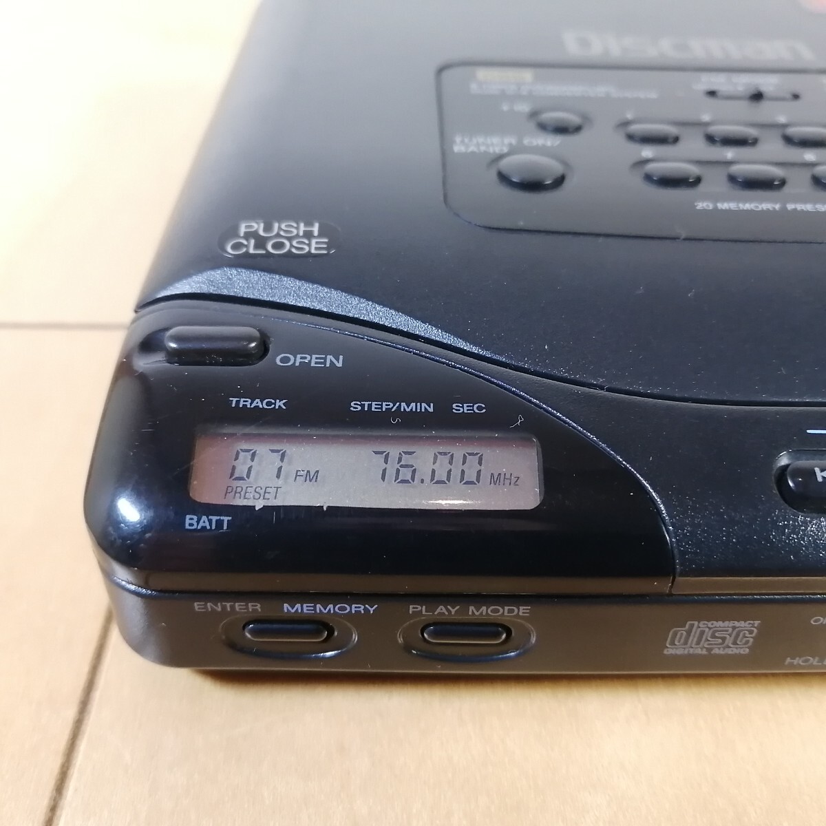 希少!!　SONY　ソニー　Discman　TV/FM/AMラジオ機能付CDプレーヤー　CDウォークマン　D-T66_画像6