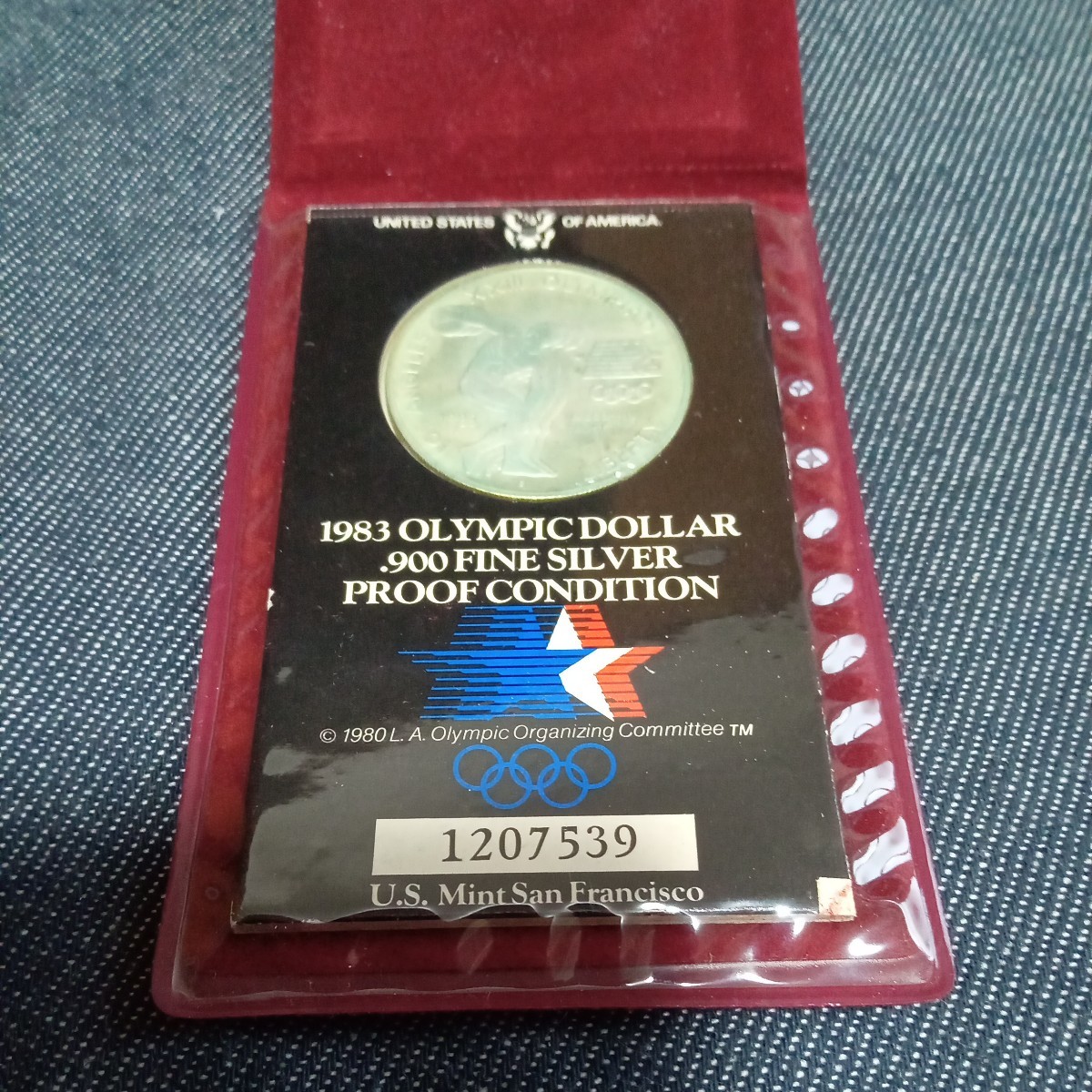 24799 ロサンゼルスオリンピック 記念銀貨 記念硬貨 の画像1