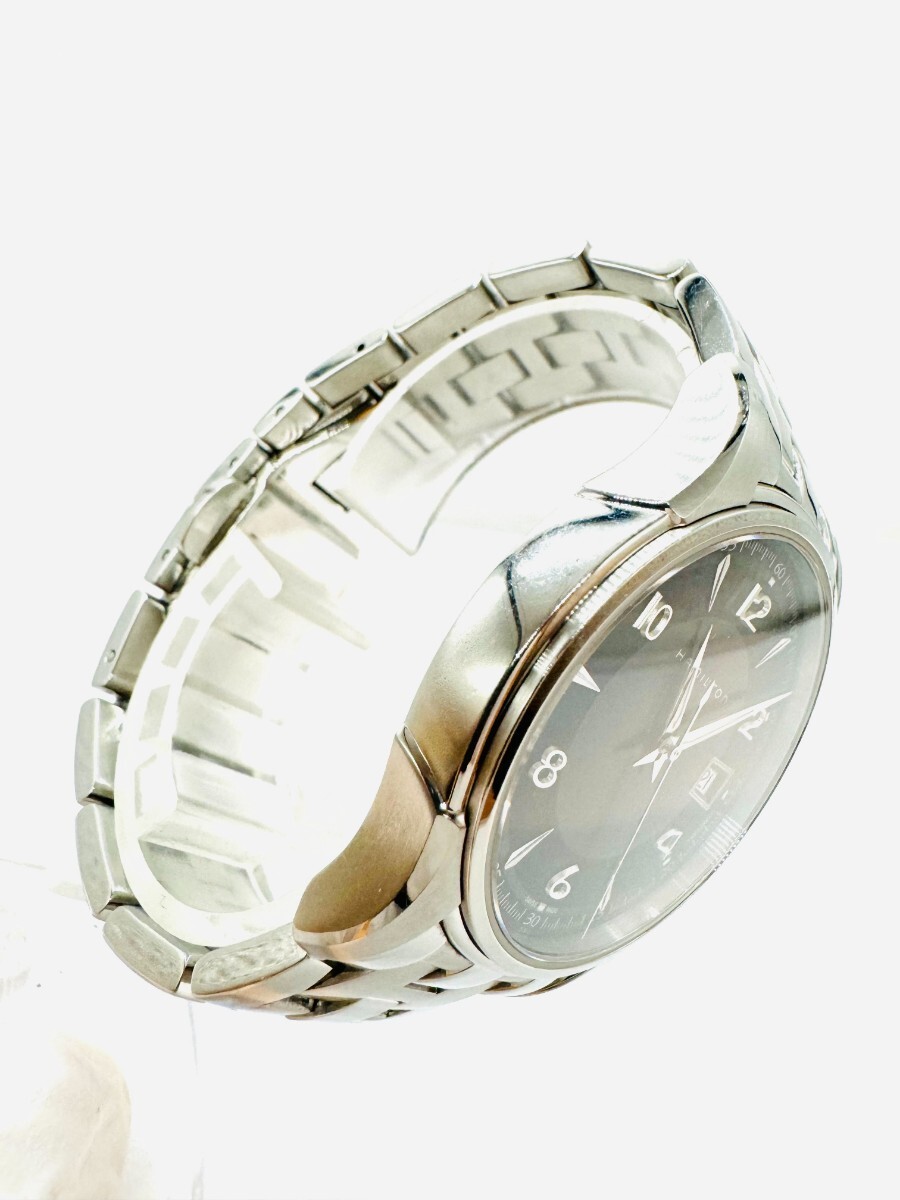 1円スタート HAMILTON ジャズマスター H324110 クォーツ デイト付 ハミルトン 腕時計 _画像3