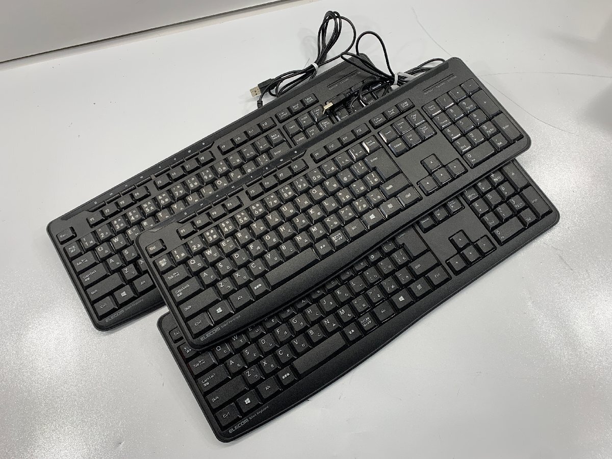 【未検査品】ELECOM USB Keyboard 3個セット [Etc]_画像1