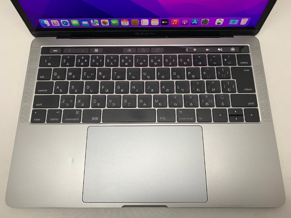 １円スタート！！ Apple MacBook Pro A1706 (13-inch, 2016, Four Thunderbolt 3 ports) スペースグレイ 訳あり品 [Nmc]の画像3