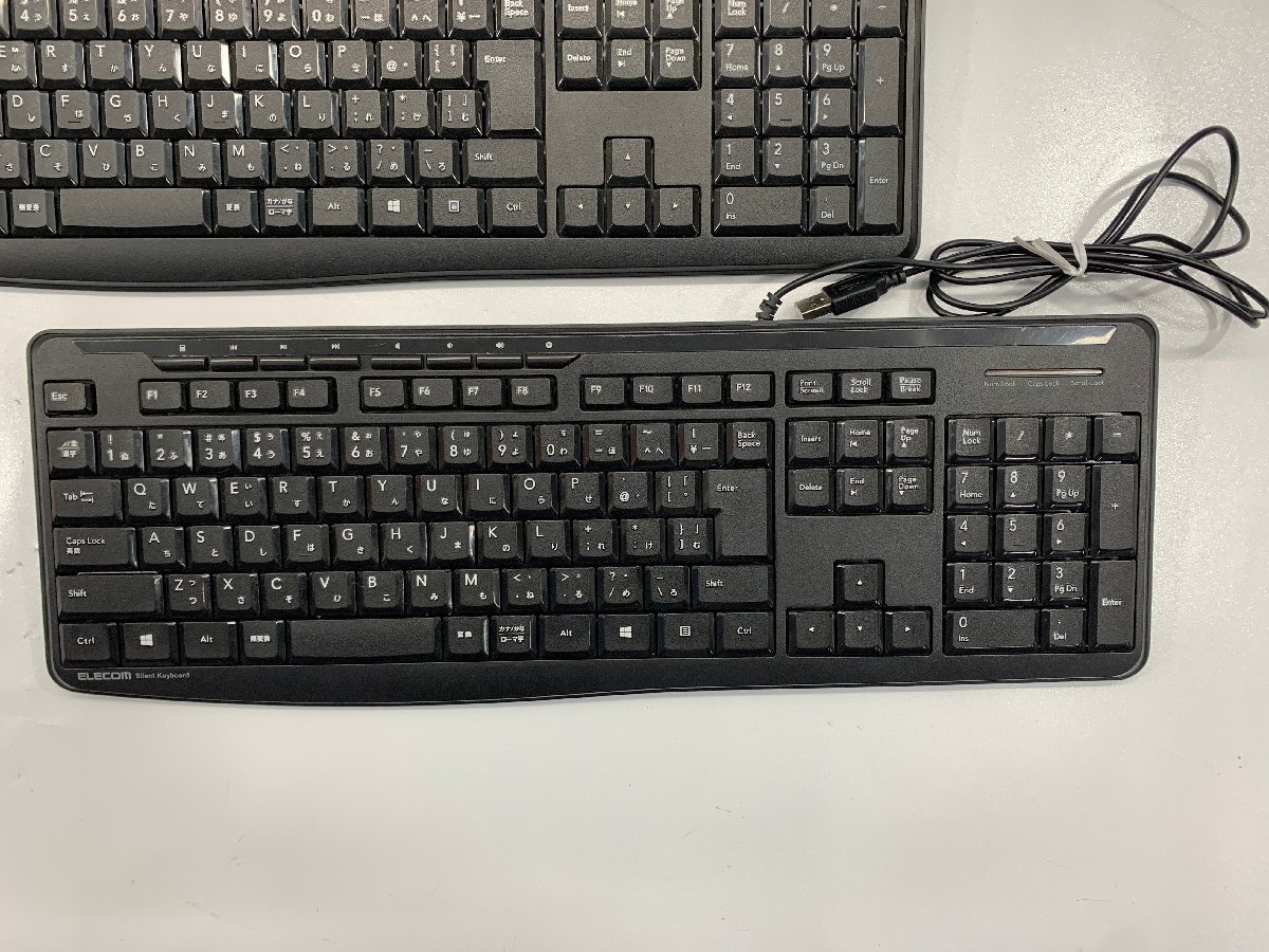 【未検査品】ELECOM USB Keyboard 3個セット [Etc]_画像5