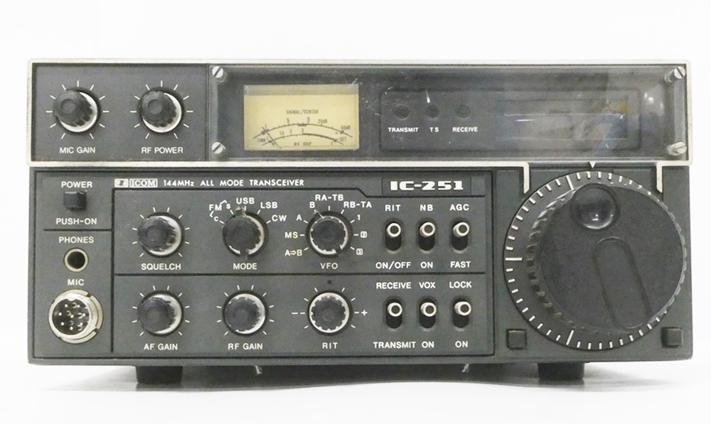 02 69-591068-12 [Y] ICOM アイコム IC-251 144MHz ALL MODE TRANSCEIVER トランシーバー 旭69_画像1