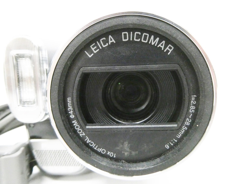 02 69-591887-21 [Y] Panasonic パナソニック LEICA DICOMAR NV-GS250 デジタル ビデオカメラ 付属品付き 旭69_画像2