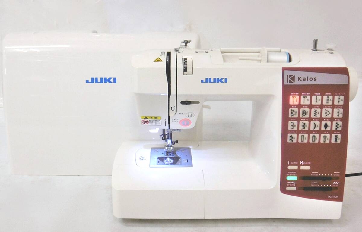 17 45-591635-18 [S] ジューキ JUKI カロス Kalos HZL-K20 コンピューターミシン ハンドクラフト 手芸 裁縫 鹿45_画像1