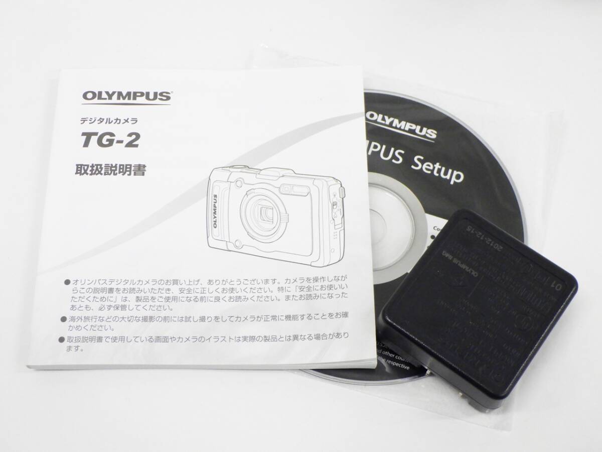 01 15-589992-28 [Y] OLYMPUS オリンパス Tough TG-2 デジタルカメラ コンバーター付き 札15_画像9