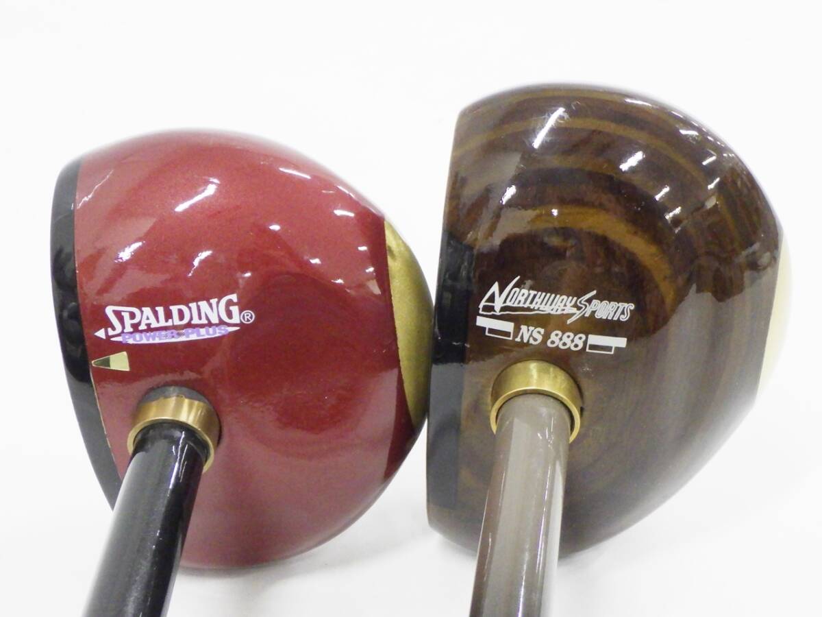 01 07-592229-27 [S] Northway sports NS888 SPALDING SP-921 パークゴルフ ケース付き クラブ セット 札07の画像2