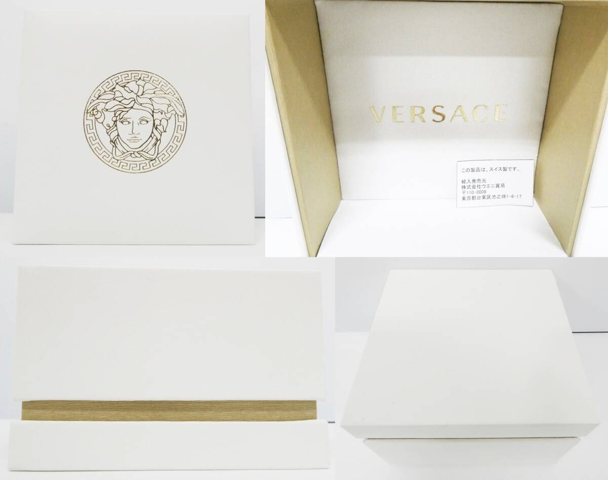 02 68-590869-08 [Y] VERSACE ヴェルサーチ VANITY ヴァニティ P5Q メデューサ クォーツ 腕時計 レッド 赤文字盤 旭68_画像8