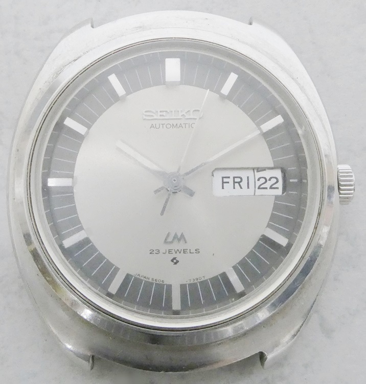 02 65-590183-29 [Y] SEIKO セイコー LM ロードマチック 5606-7160 23石 デイデイト 自動巻き メンズ 腕時計 旭65_画像1