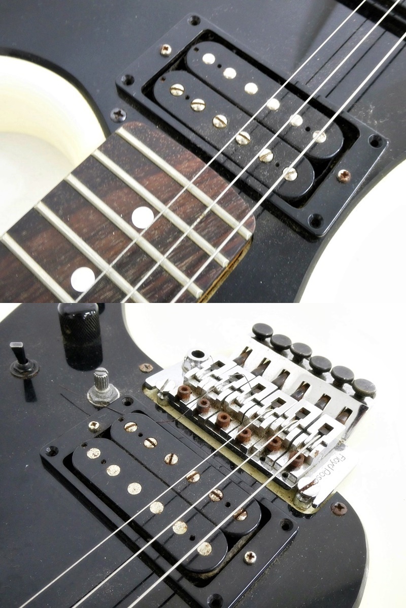 16 39-591744-19 [S] エレキギター クリーム系 03644 Floyd Rose ESPソフトケース付属 福39の画像5