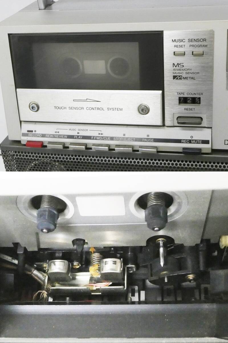 02 67-592299-28 [Y] AIWA アイワ CS-J88 Acoustic 3D 2BAND ステレオ ラジオ カセット レコーダー ラジカセ 旭67の画像4