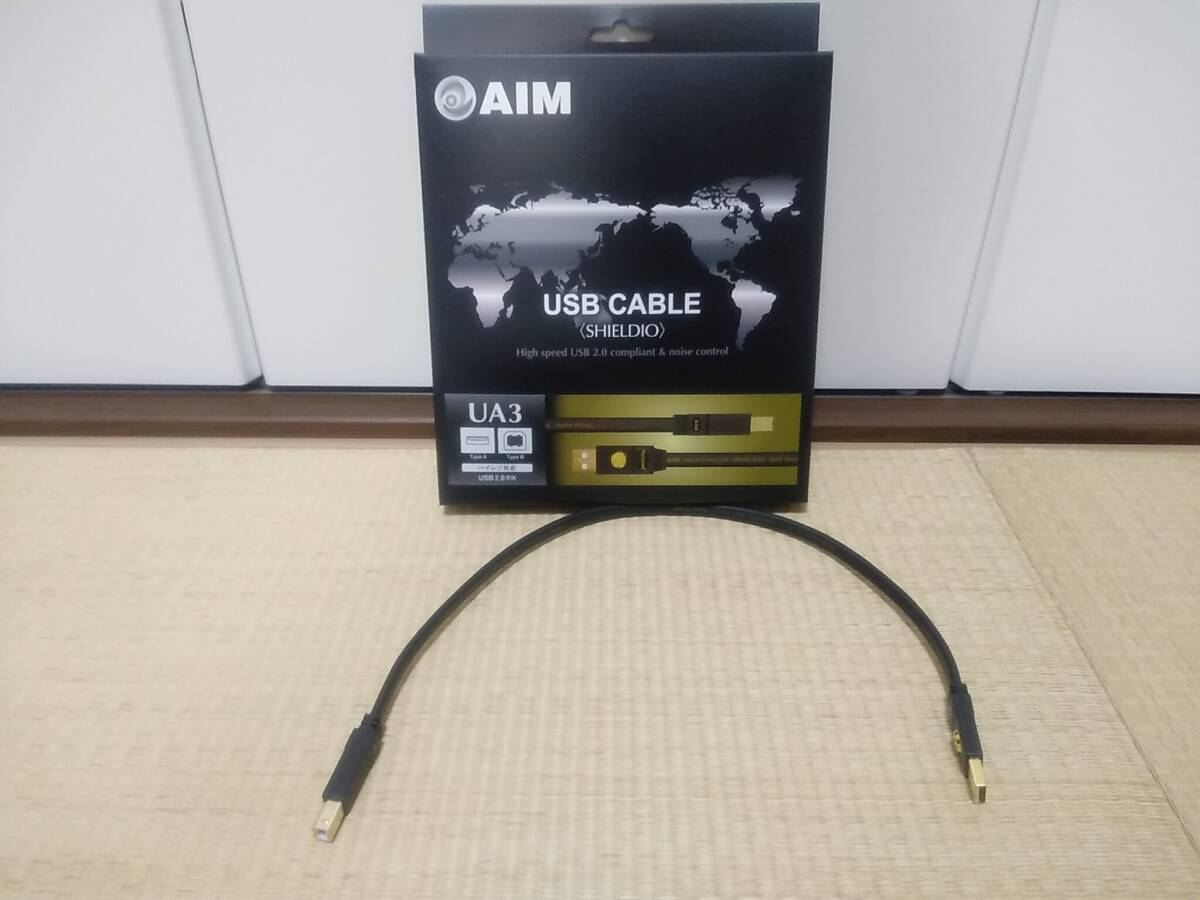 【送料無料】AIM エイム電子 USBケーブル UA3-R005（未使用に近い）