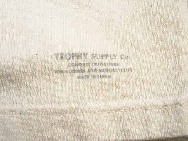 TROPHY CLOTHING トロフィークロージング ロングスリーブT(NAT/XL)リアルマッコイズ WAREHOUSE ウエアハウス FULLCOUNT シュガーケーン_画像6