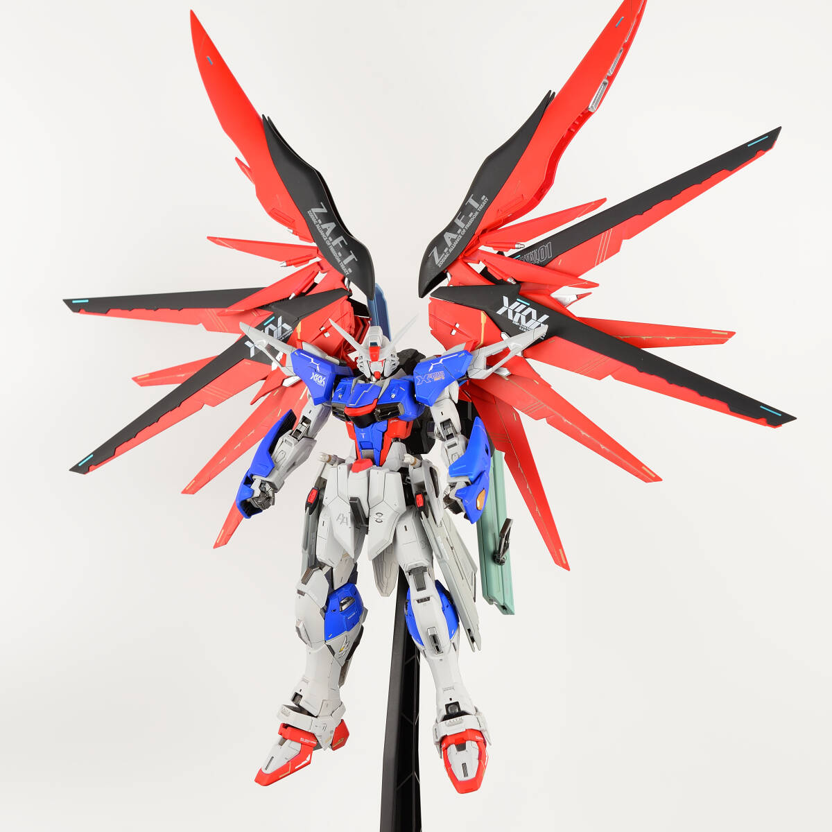 フリーダム デスティニーガンダム ミキシング 改修 塗装済み 完成品 seed ガンプラ MG 1/100 _画像2