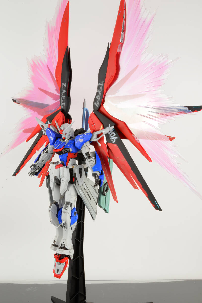 フリーダム デスティニーガンダム ミキシング 改修 塗装済み 完成品 seed ガンプラ MG 1/100 _画像4