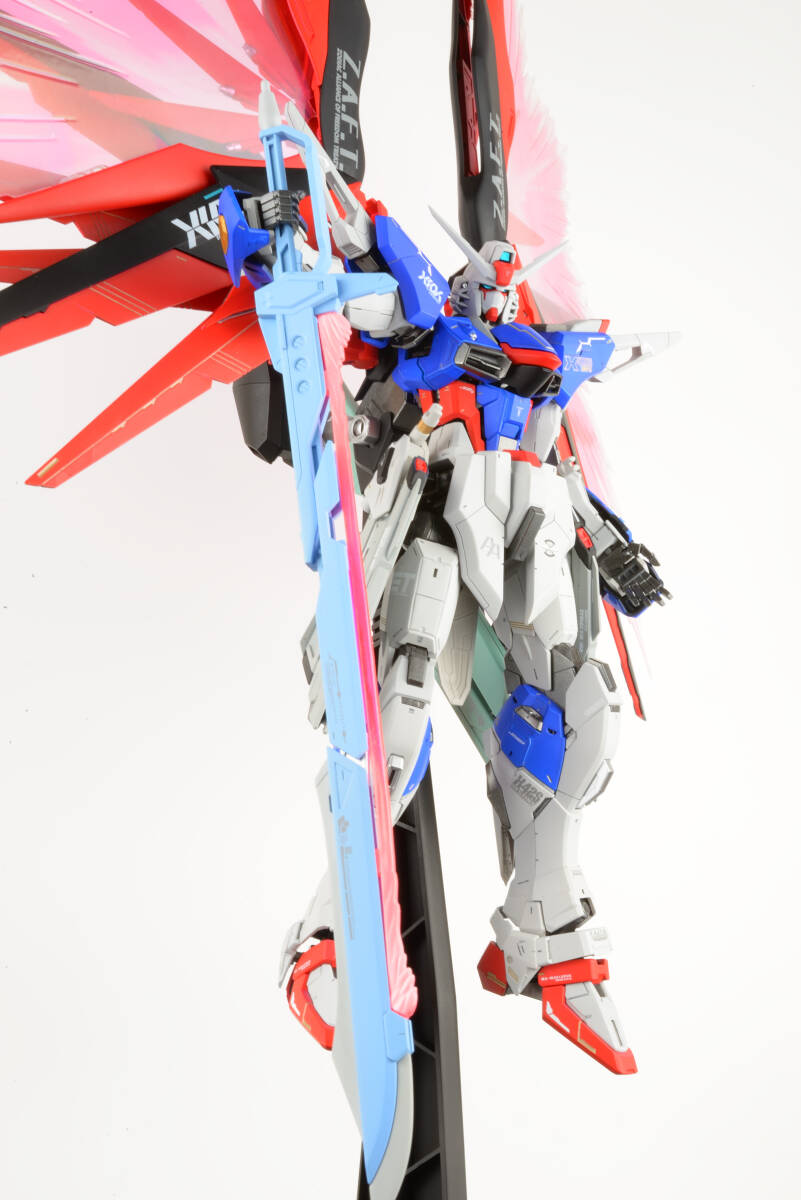 フリーダム デスティニーガンダム ミキシング 改修 塗装済み 完成品 seed ガンプラ MG 1/100 _画像6