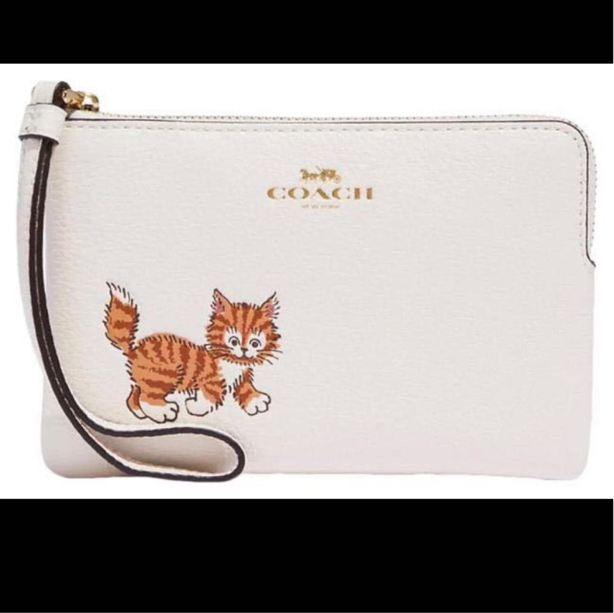 新品未使用 完売品COACH コーチ リスレット レザー ポーチ 猫柄 新品未使用 完売品COACH コーチ リスレット レザー ポーチ 猫柄