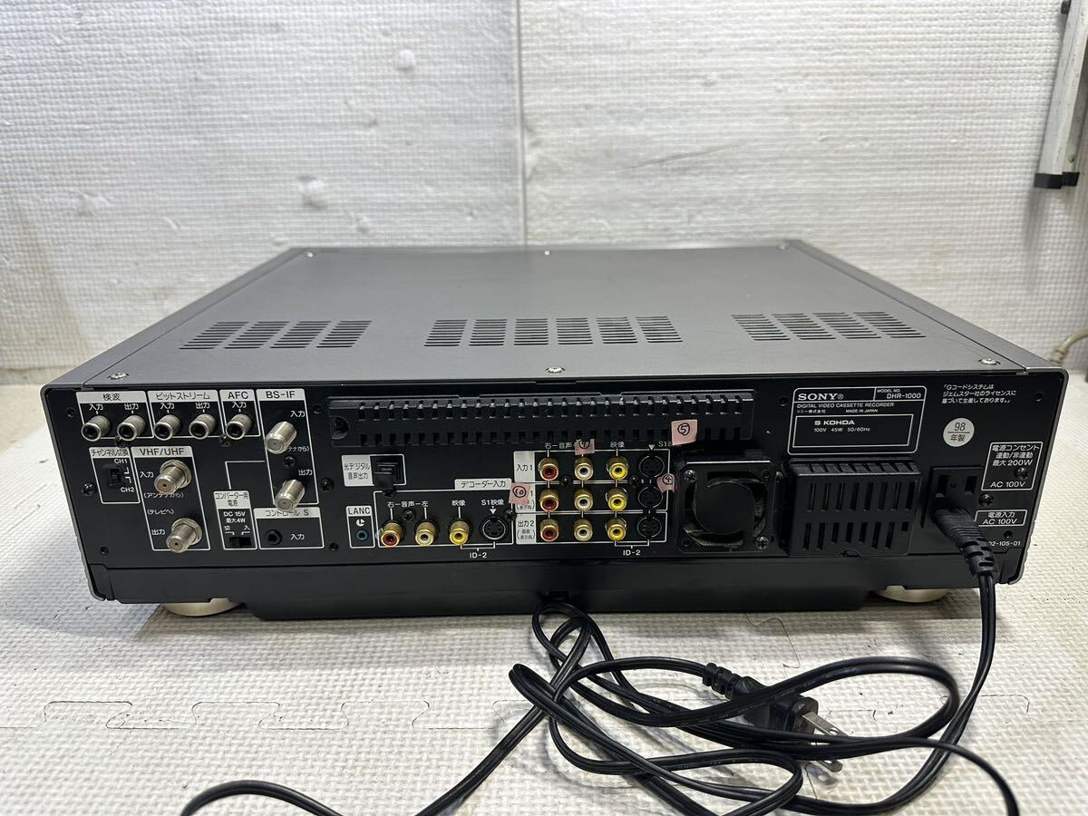 [SONY| Sony ] DHR-1000 MiniDV DV панель 1998 год производства * электризация подтверждено текущее состояние товар 