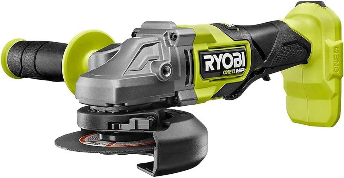 RYOBI ONE+ HP 18V Brushless Cordless 4-1/2 in. アングルグラインダー　PBLAG01B　新品　本体のみ