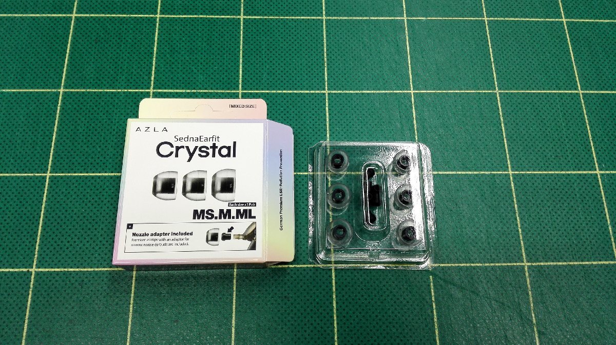 SednaEarfit Crystal [イヤーピース MS/M/MLサイズ各1ペア] (2511634)※代引不可_画像1