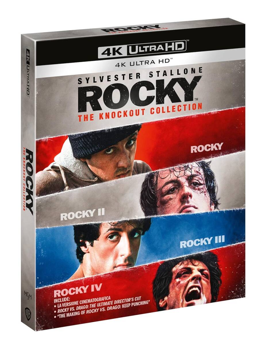 ROCKY: THE KNOCKOUT COLLECTION ロッキー 国内未発売 4K UHD BOXセット 日本語入り 未開封_画像1