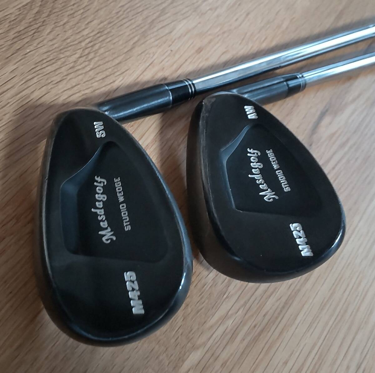 Masdagolf STUDIO WEDGE M425 BlackOxide N.S.PRO MODUS3 WEDGE 105(W) AW SW 2本 マスダゴルフ ブラックオキサイド 中古！送料無料！_画像4