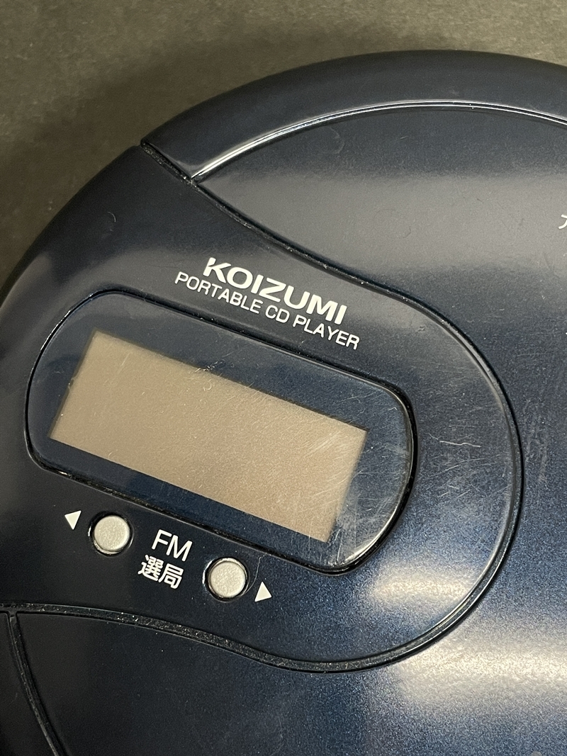 ● コレクター必見 KOIZUMI コイズミ CDプレーヤー SAD-3902 ポータブルプレーヤー ウォークマン コレクション ma215_画像2