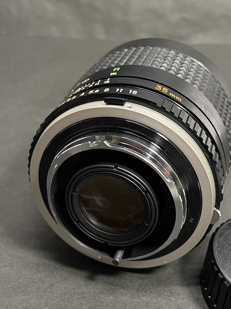 ● コレクター必見 MINOLTA ミノルタ レンズ MC W.ROKKOR-HH 1:1.8 f=35mm カメラ部品 コレクション ma226_画像4