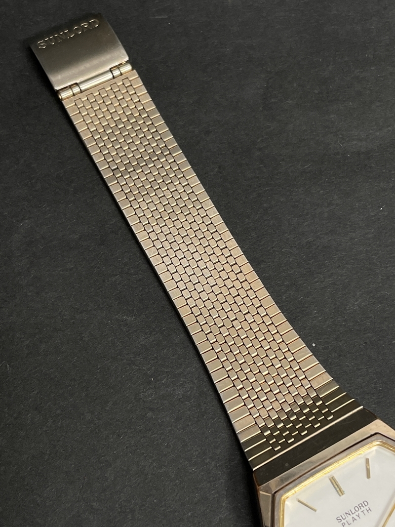 ● コレクター必見 SUNLORD PLAYTH メンズ 腕時計 クオーツ 男性 時計 ゴールド ファッション 小物 ジャンク品 コレクション ma247_画像5