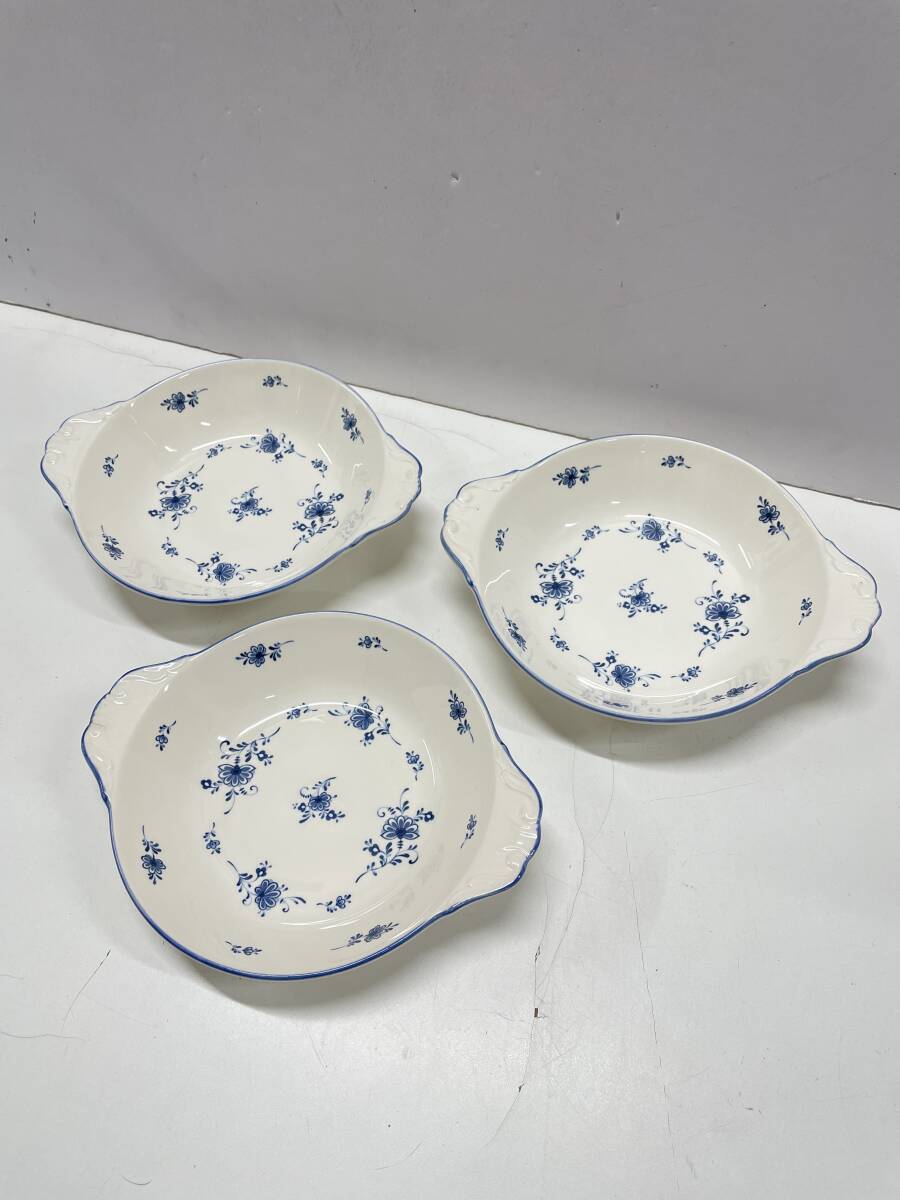 ★コレクター必見 Noritake CRAFTONE ノリタケ クラフトーン お皿 3客 洋食器 耳付 取り皿 盛り皿 コレクション T52_画像1