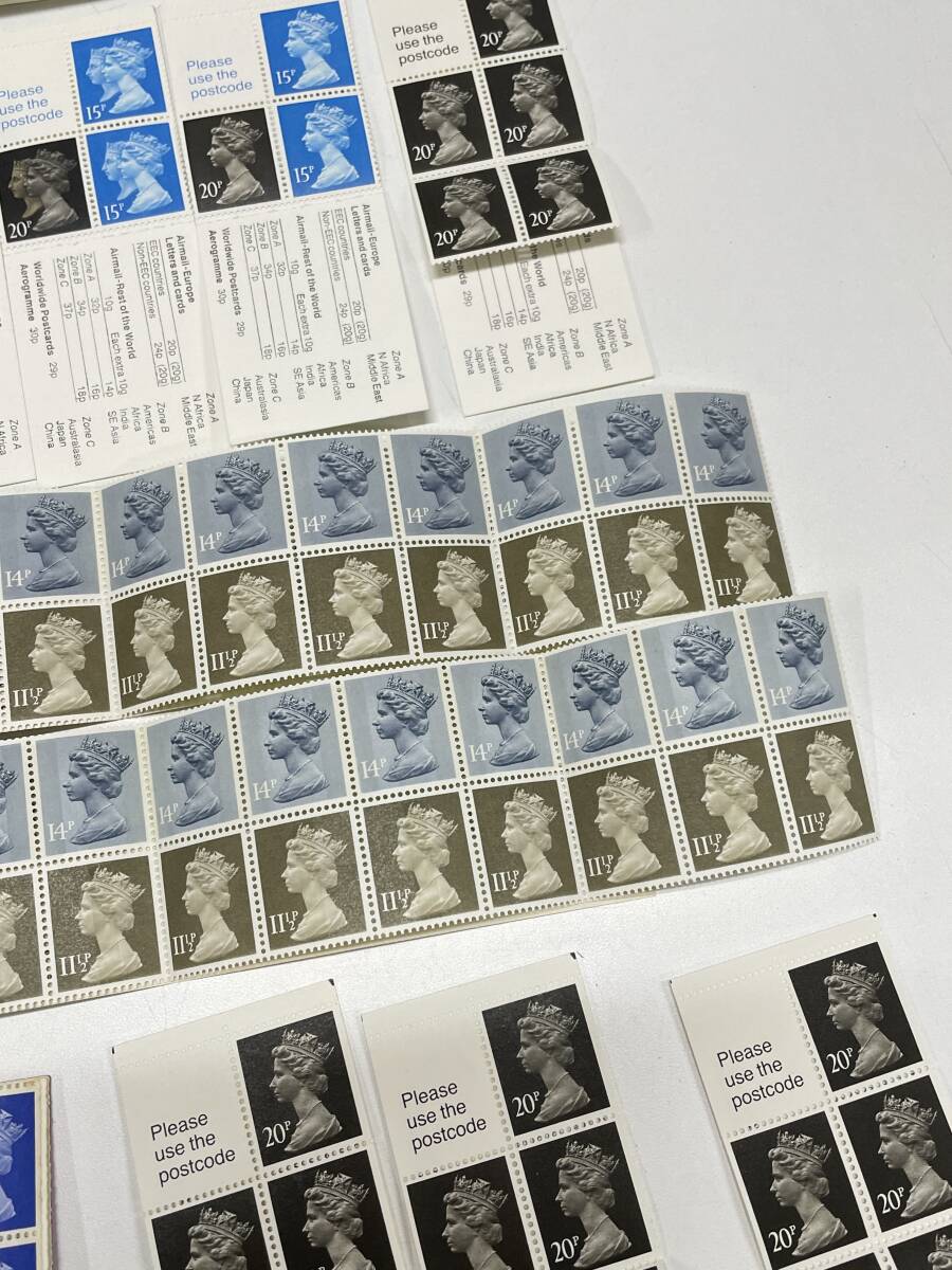 ★コレクター必見 未使用品 ROYAL mail 英国 切手 イギリス ヨーロッパ 切手まとめ売り アンティーク レトロ コレクション T212_画像6