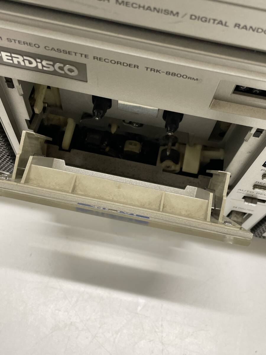 コレクター必見 HITACHI PADISCO TRK-8800RM 日立 パディスコ ステレオカセットレコーダー ジャンク レトロ ビンテージ コレクション T481の画像5
