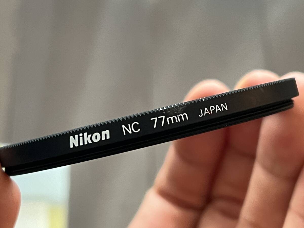 Nikon ニコン 純正品　プロテクター NC ニュートラルカラー 77mm ② レンズ保護 フィルター ケース 内側ケース 説明書付き_画像2