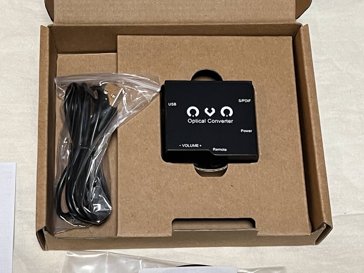 【未使用品】JDSound OVO USB スピーカー用 光コンバーター （新会社設立、アフターサービス復活しました！）_画像1
