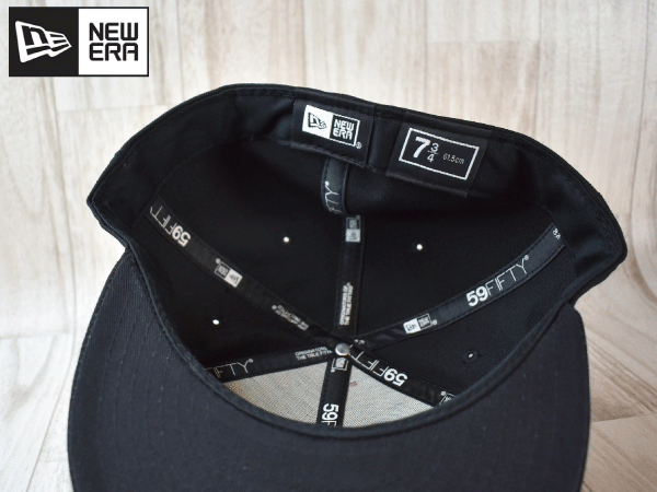 ★未使用品★NEW ERA ニューエラ 59FIFTY 7-3/4 61.5cm 無地 キャップ 帽子 USモデル デッドストック J26_画像6