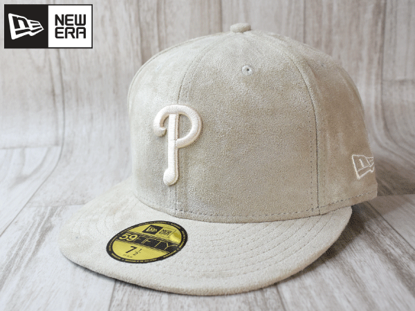 ★未使用品★NEW ERA ニューエラ MLB PHILADELPHIA PHILLIES フィリーズ 59FIFTY 7-1/2 59.6cm キャップ 帽子 USモデル A977_画像1