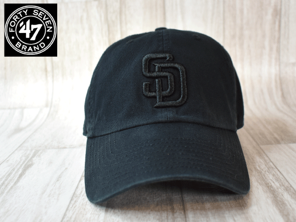 ★未使用品★47 BRAND 47ブランド MLB SAN DIEGO PADRES パドレス フリーサイズ キャップ 帽子 USモデル J158_画像6