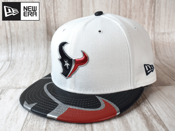 ★未使用品★NEW ERA ニューエラ NFL HOUSTON TEXANS テキサンズ 59FIFTY 7-1/4 57.7cm フラットバイザー キャップ 帽子 A51_画像1