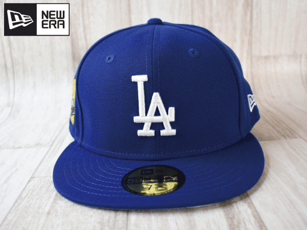 ★未使用品★NEW ERA ニューエラ MLB LA DODGERS ドジャース 大谷翔平 59FIFTY 7-5/8 60.6cm サイドパッチ キャップ 帽子 USモデル J40の画像2